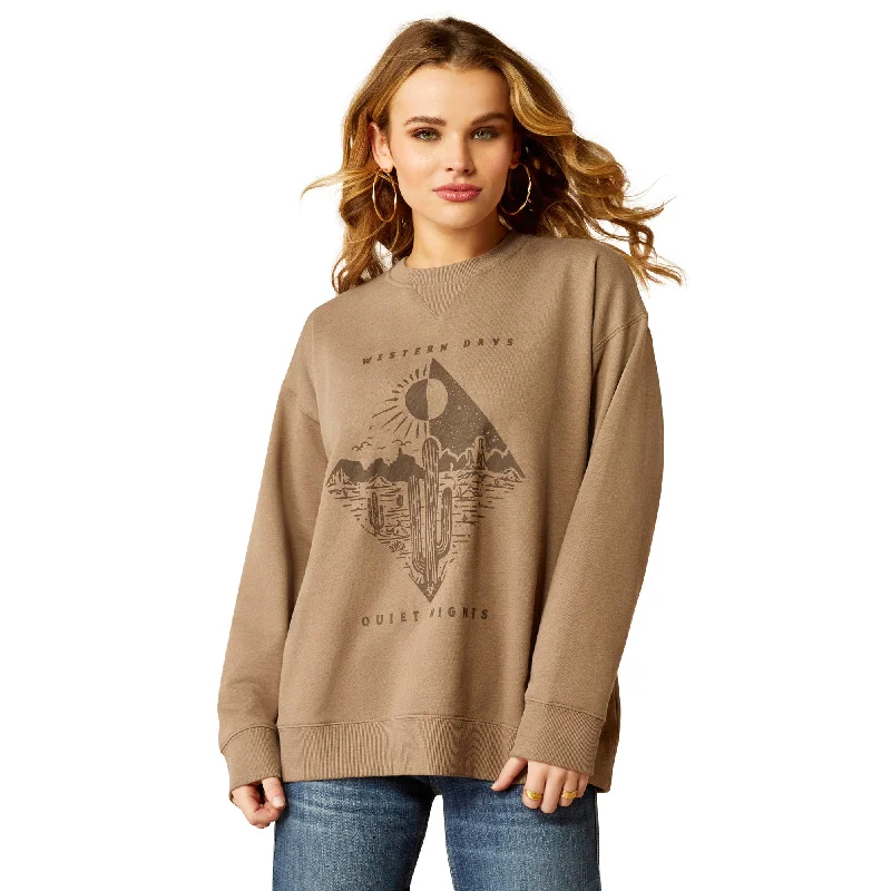 Ariat Ladies Western Days Oversized Sweatshirt 10052415