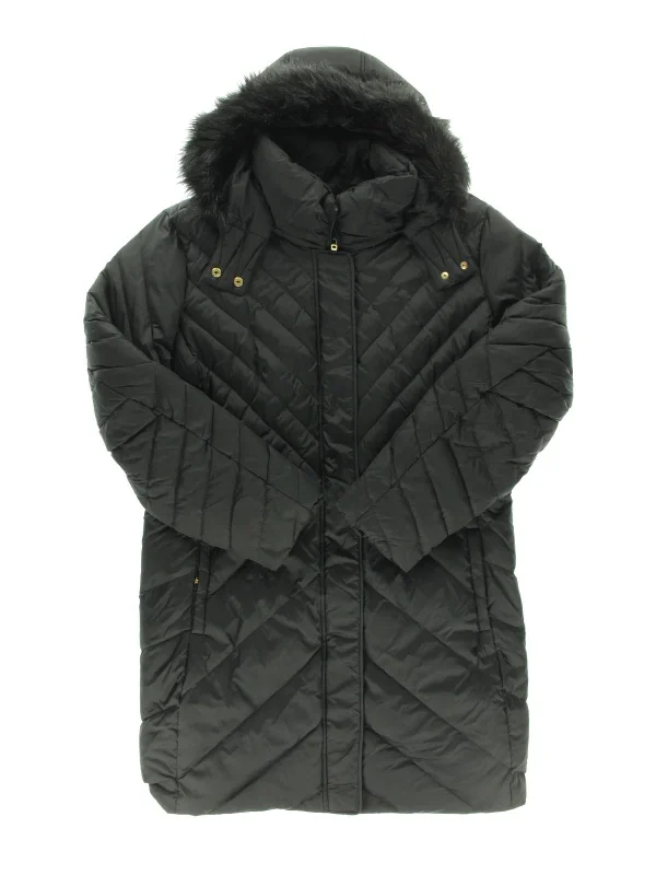 Plus Womens Down Water Repellent Puffer Coat