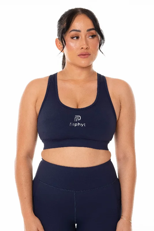 Total Support Midnight Navy Sports Bra