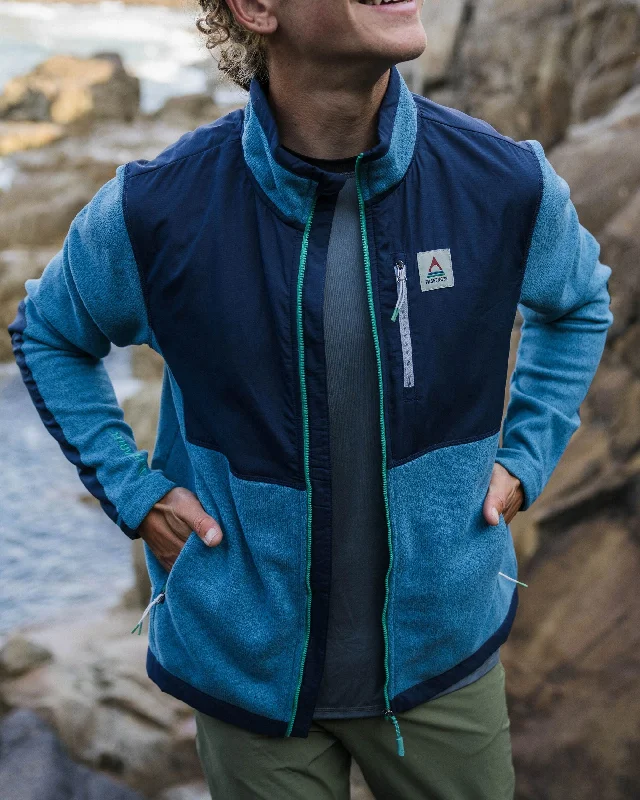 Men's Backroads Polartec Fleece - Blue Steel Marl