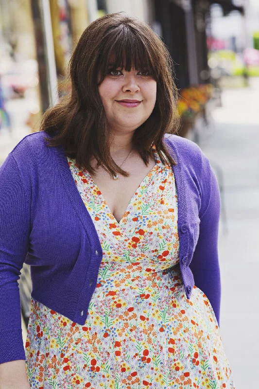 Amethyst Cropped Cardigan