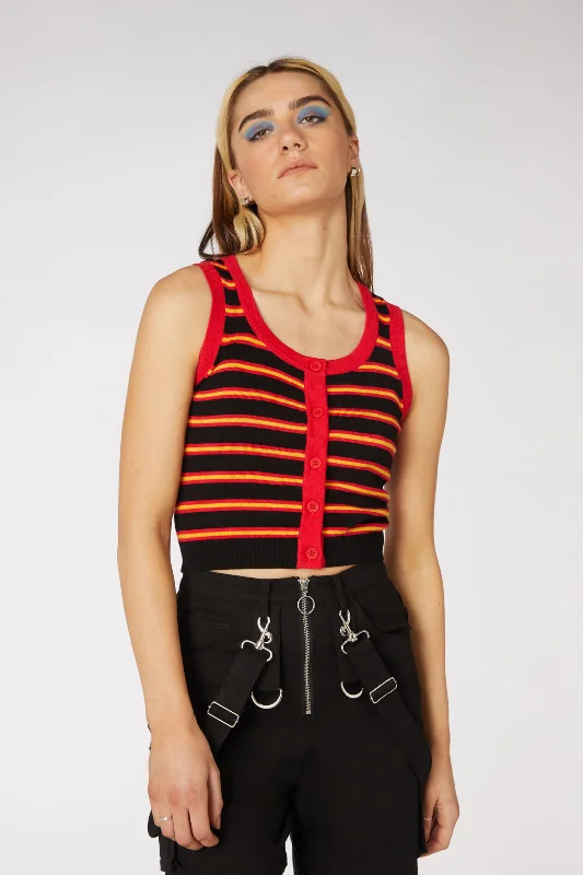 Fury Stripe Sleeveless Knit